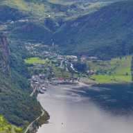 Geirangerfjord von oben