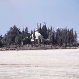Salzssee Larnaca mit Moschee Hala Sultan Tekke